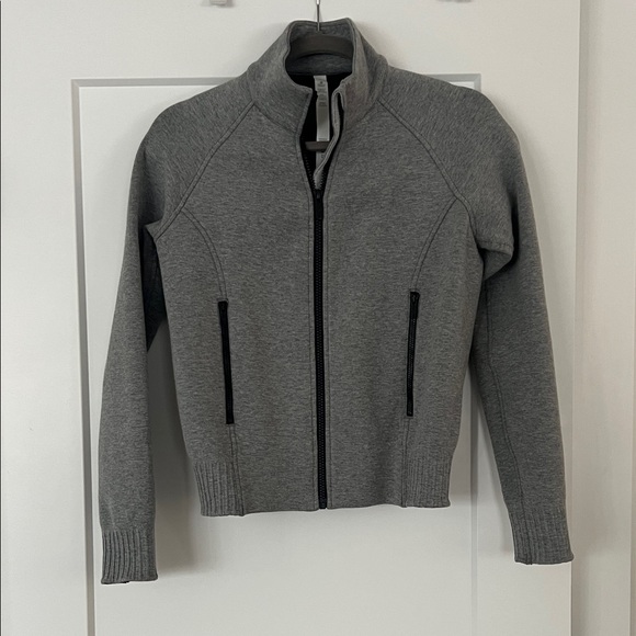lululemon athletica Jackets & Blazers - Lululemon Athletica Heather Gray Zip-Up Jacket